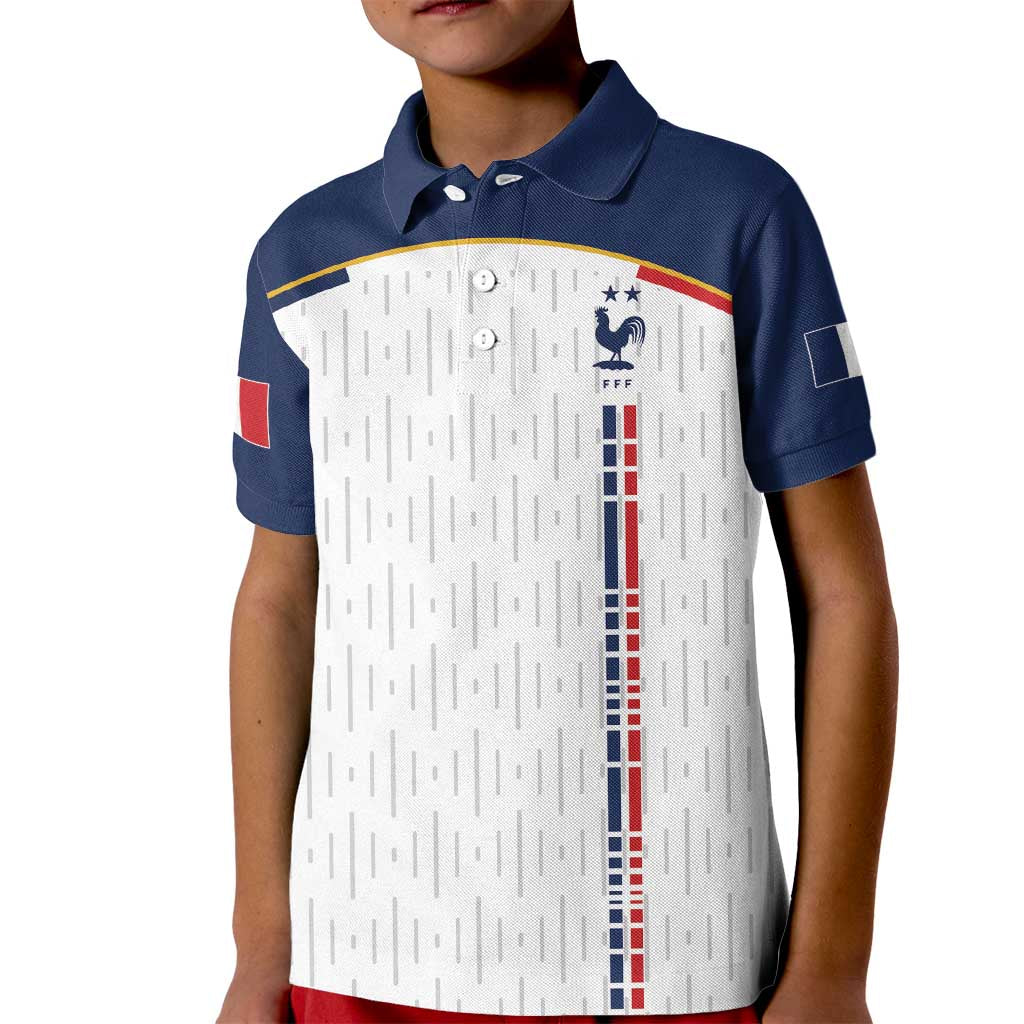Custom World Football 2026 France Kid Polo Shirt Allez Les Bleus - Wonder Print Shop