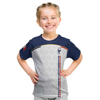 Custom World Football 2026 France Kid T Shirt Allez Les Bleus - Wonder Print Shop