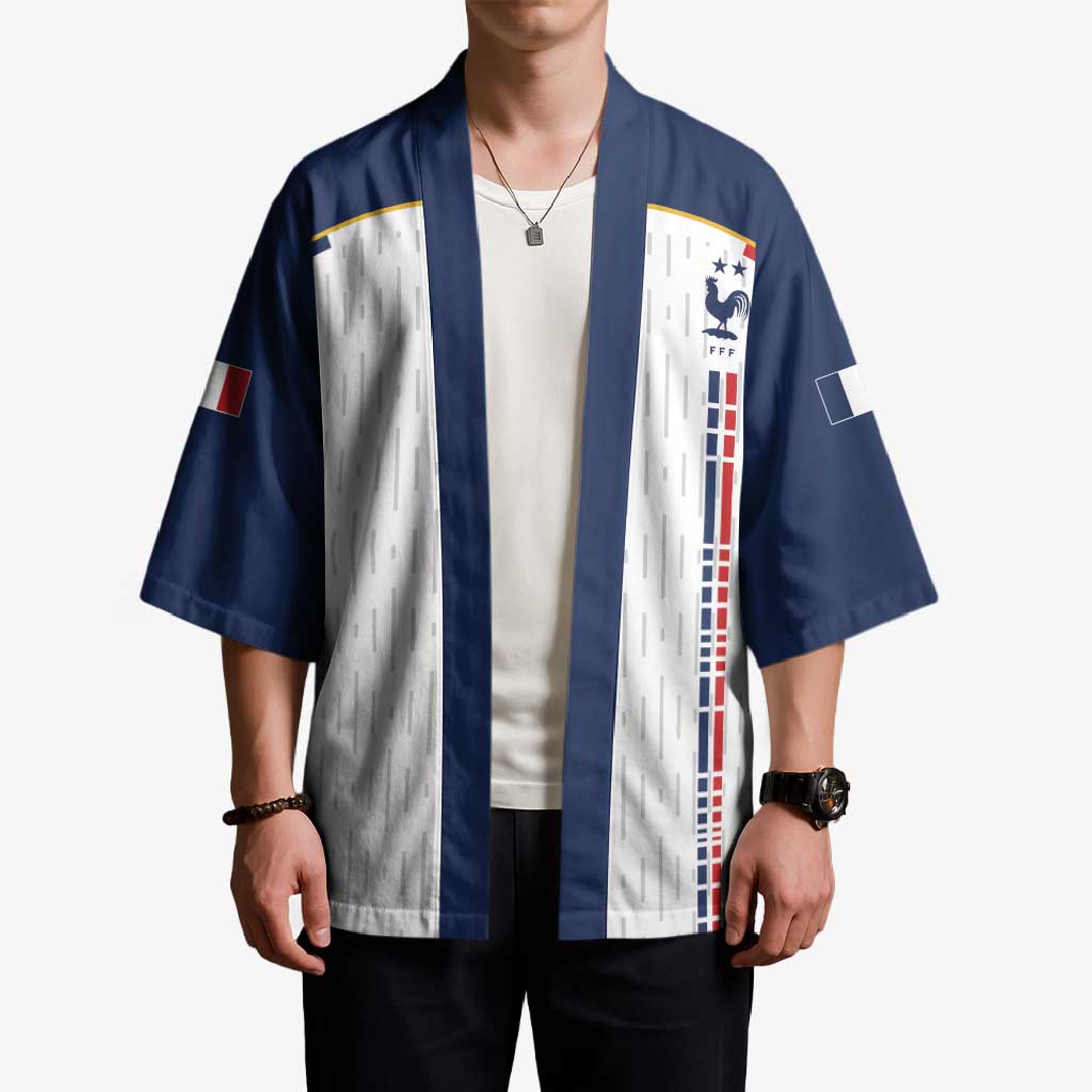 Custom World Football 2026 France Kimono Allez Les Bleus - Wonder Print Shop