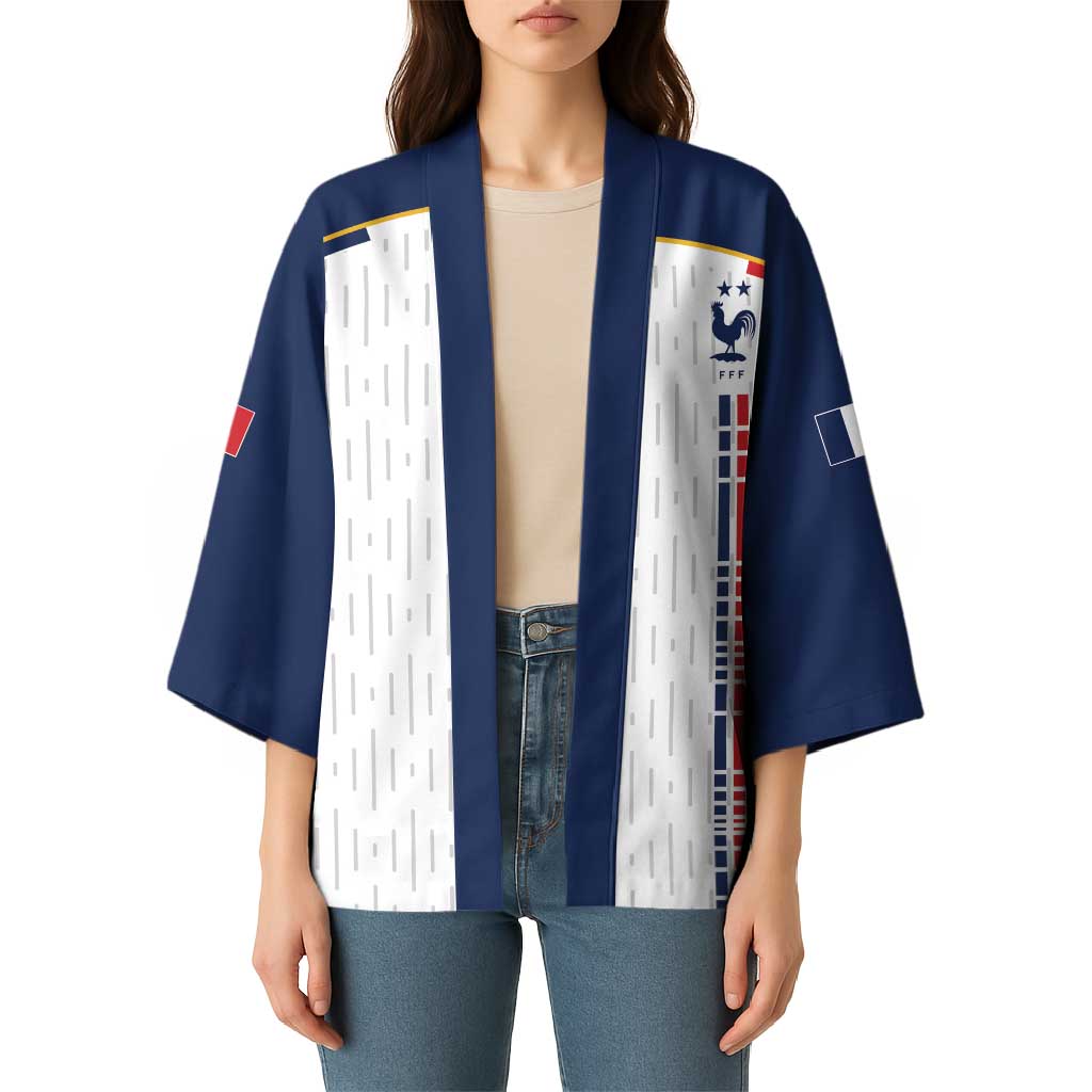 Custom World Football 2026 France Kimono Allez Les Bleus - Wonder Print Shop