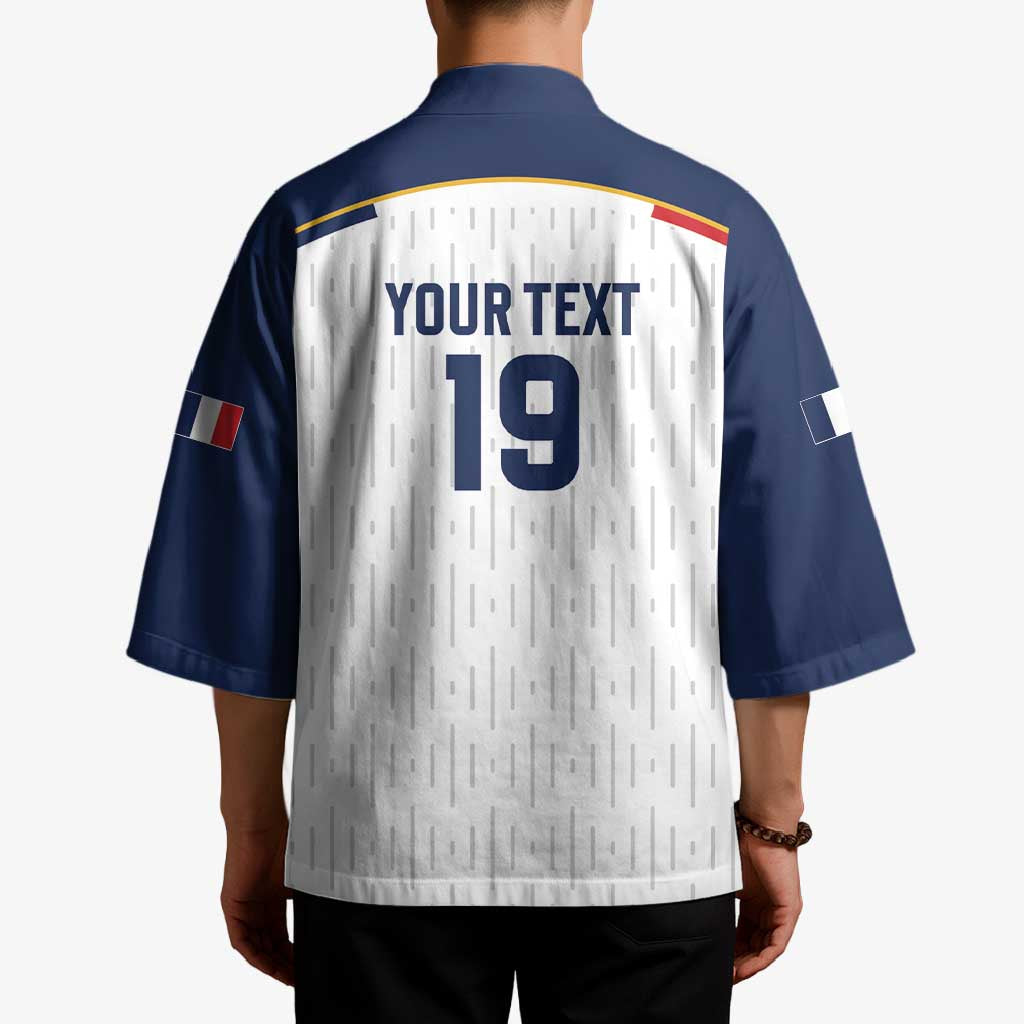 Custom World Football 2026 France Kimono Allez Les Bleus - Wonder Print Shop