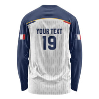 Custom World Football 2026 France Long Sleeve Shirt Allez Les Bleus - Wonder Print Shop