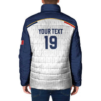 Custom World Football 2026 France Padded Jacket Allez Les Bleus - Wonder Print Shop
