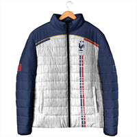 Custom World Football 2026 France Padded Jacket Allez Les Bleus - Wonder Print Shop