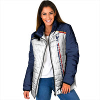 Custom World Football 2026 France Padded Jacket Allez Les Bleus - Wonder Print Shop