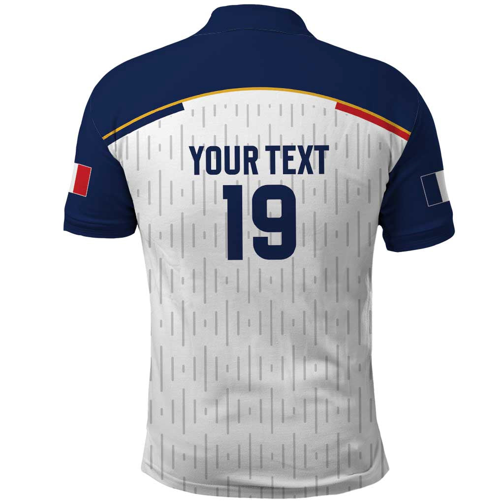 Custom World Football 2026 France Polo Shirt Allez Les Bleus - Wonder Print Shop