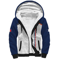 Custom World Football 2026 France Sherpa Hoodie Allez Les Bleus - Wonder Print Shop
