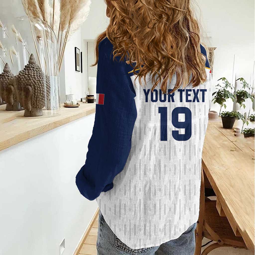 Custom World Football 2026 France Women Casual Shirt Allez Les Bleus - Wonder Print Shop