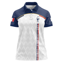 Custom World Football 2026 France Women Polo Shirt Allez Les Bleus - Wonder Print Shop