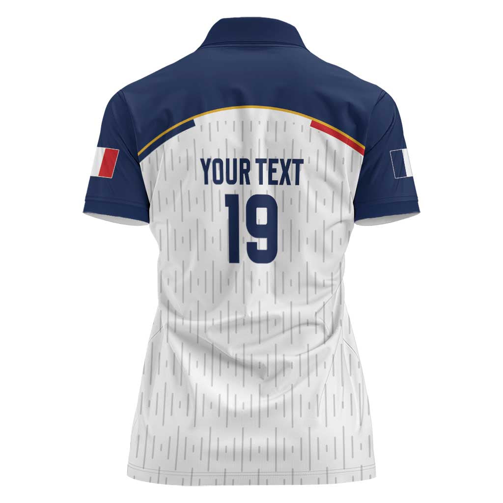 Custom World Football 2026 France Women Polo Shirt Allez Les Bleus - Wonder Print Shop