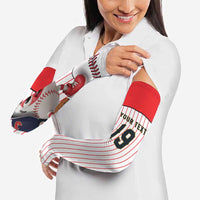 Japan Baseball Custom Arm Sleeves Japanese Flag Mascot Design
