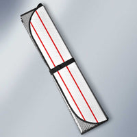 Japan Baseball Auto Sun Shade Japanese Flag Mascot Design