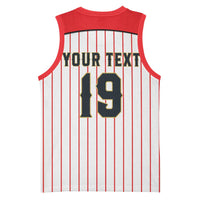 Japan Baseball Custom Basketball Jersey Japanese Flag Mascot Design