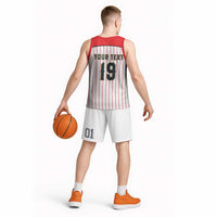 Japan Baseball Custom Basketball Jersey Japanese Flag Mascot Design