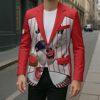 Japan Baseball Custom Blazer Japanese Flag Mascot Design