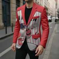 Japan Baseball Custom Blazer Japanese Flag Mascot Design