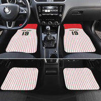 Japan Baseball Custom Car Mats Japanese Flag Mascot Design