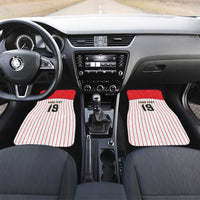 Japan Baseball Custom Car Mats Japanese Flag Mascot Design
