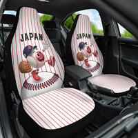 Japan Baseball Car Seat Cover Japanese Flag Mascot Design