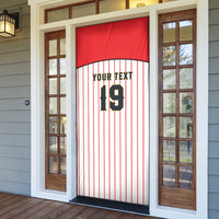 Japan Baseball Custom Door Cover Japanese Flag Mascot Design