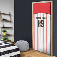 Japan Baseball Custom Door Cover Japanese Flag Mascot Design