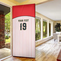 Japan Baseball Custom Door Cover Japanese Flag Mascot Design