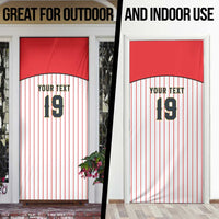Japan Baseball Custom Door Cover Japanese Flag Mascot Design