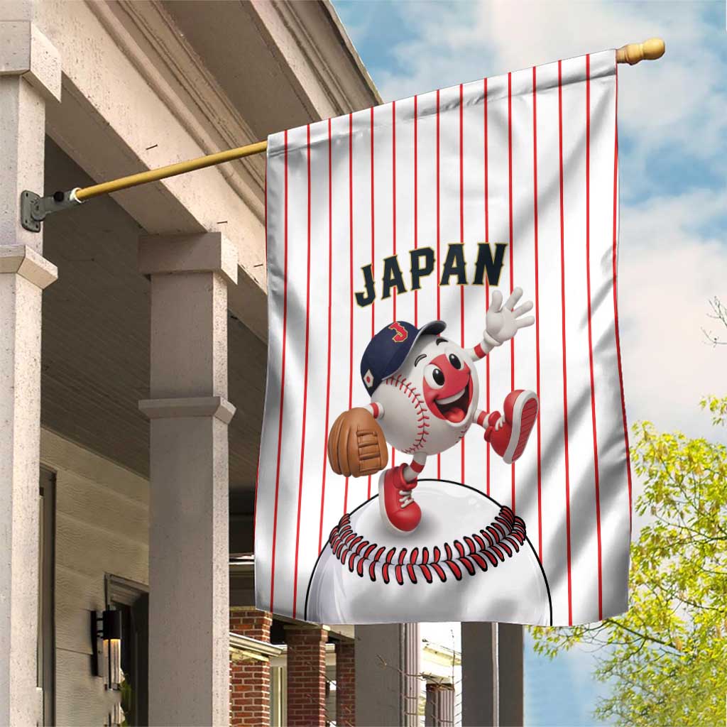 Japan Baseball Garden Flag Japanese Flag Mascot Design