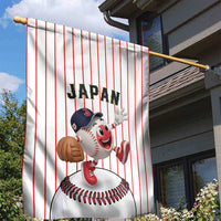 Japan Baseball Garden Flag Japanese Flag Mascot Design