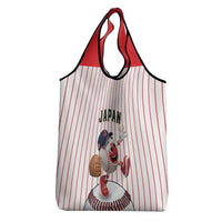 Japan Baseball Grocery Bag Japanese Flag Mascot Design