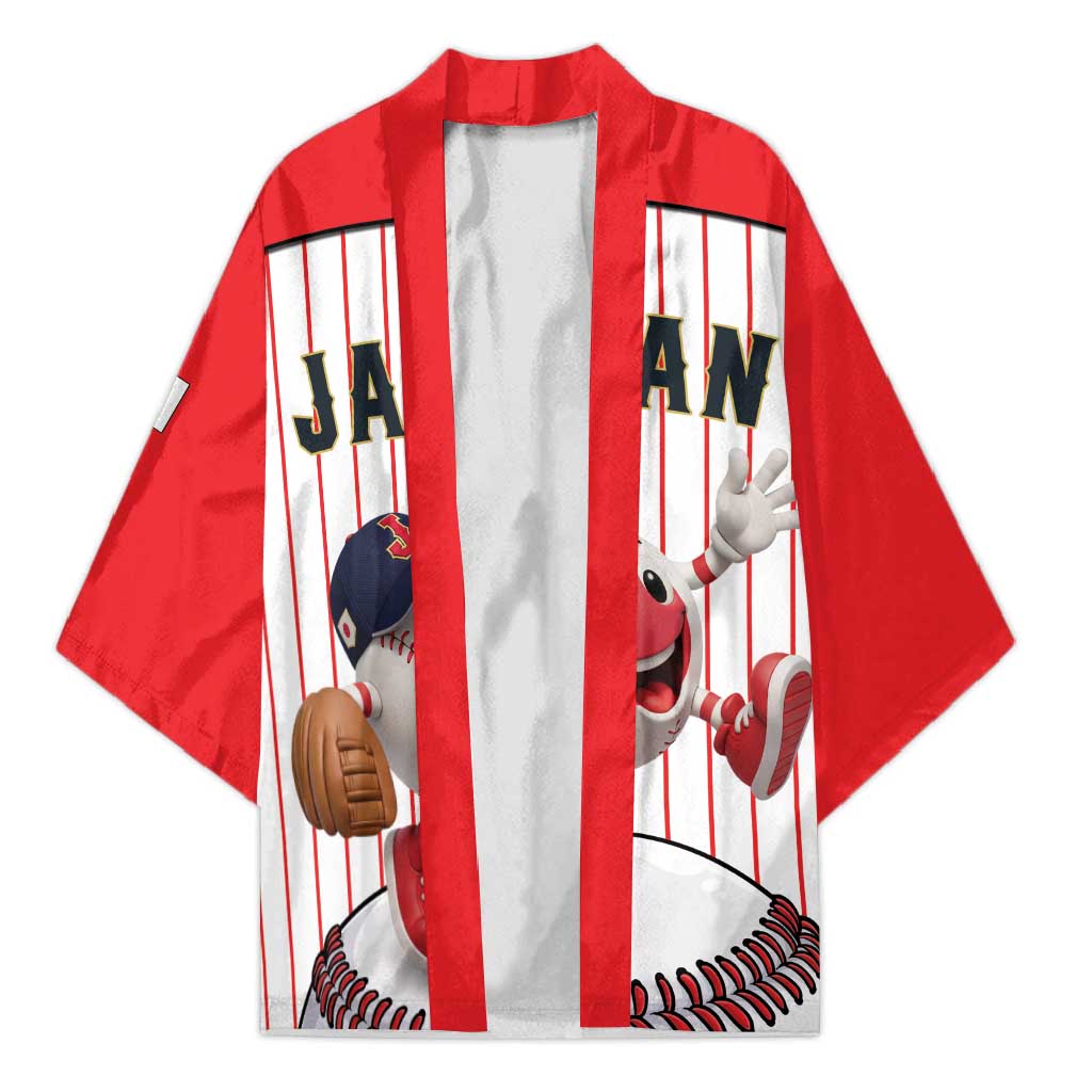 Japan Baseball Custom Kimono Japanese Flag Mascot Design