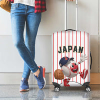 Japan Baseball Luggage Cover Japanese Flag Mascot Design
