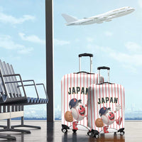 Japan Baseball Luggage Cover Japanese Flag Mascot Design