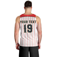 Japan Baseball Custom Men Tank Top Japanese Flag Mascot Design