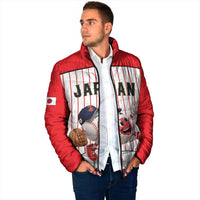 Japan Baseball Custom Padded Jacket Japanese Flag Mascot Design