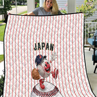 Japan Baseball Quilt Japanese Flag Mascot Design