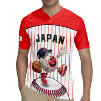 Japan Baseball Custom Rugby Jersey Japanese Flag Mascot Design