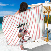 Japan Baseball Sarong Japanese Flag Mascot Design