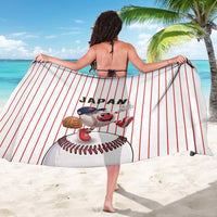 Japan Baseball Sarong Japanese Flag Mascot Design