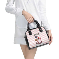 Japan Baseball Shoulder Handbag Japanese Flag Mascot Design
