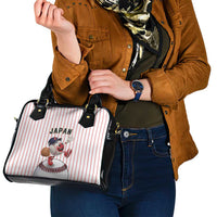Japan Baseball Shoulder Handbag Japanese Flag Mascot Design