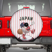 Japan Baseball Spare Tire Cover Japanese Flag Mascot Design