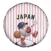 Japan Baseball Spare Tire Cover Japanese Flag Mascot Design