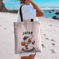 Japan Baseball Tote Bag Japanese Flag Mascot Design