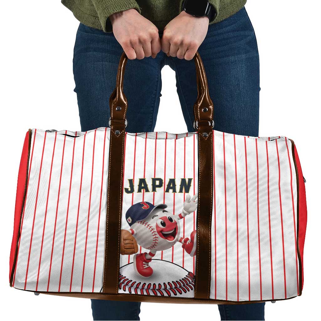 Japan Baseball Travel Bag Japanese Flag Mascot Design
