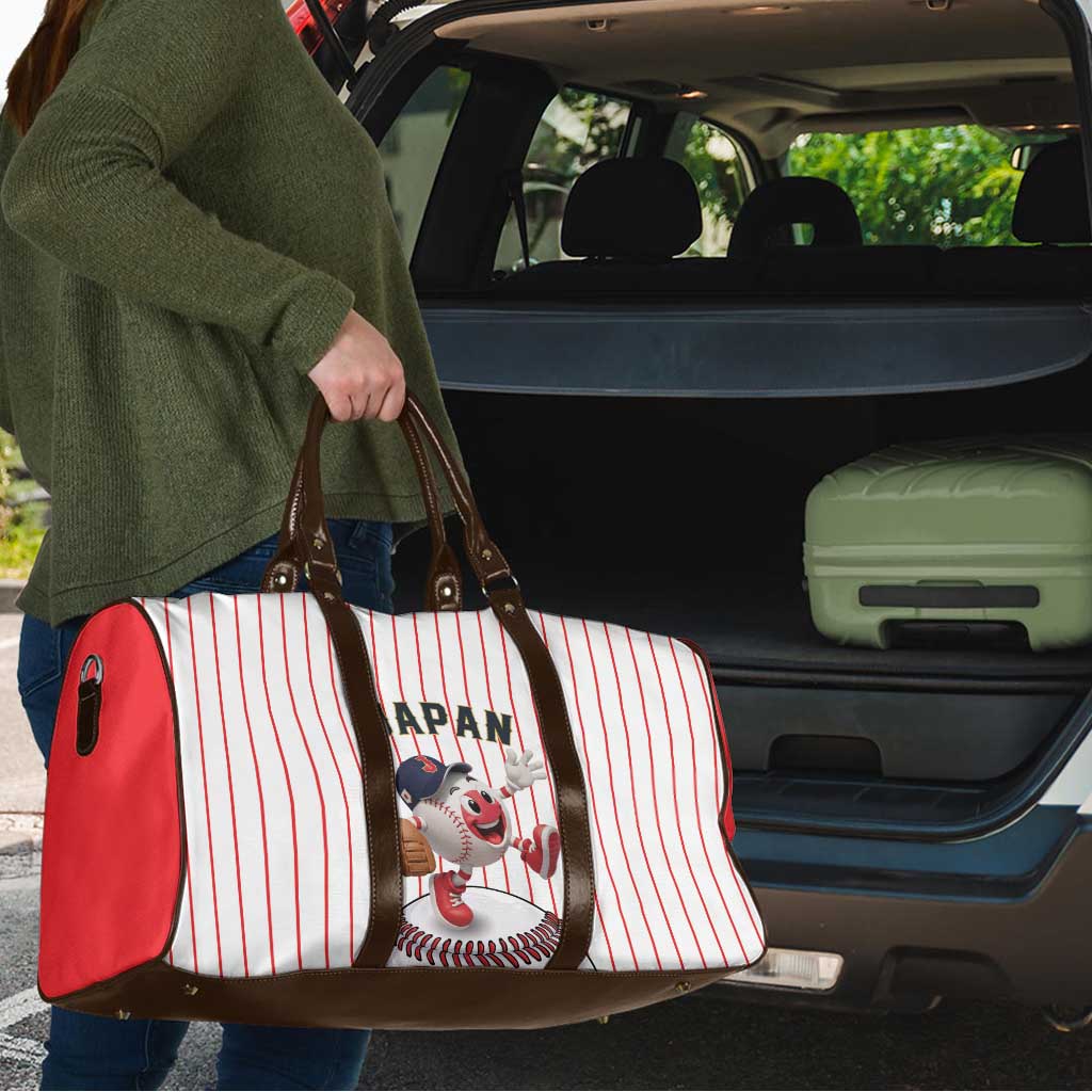 Japan Baseball Travel Bag Japanese Flag Mascot Design