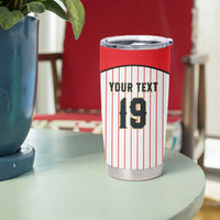Japan Baseball Custom Tumbler Cup Japanese Flag Mascot Design