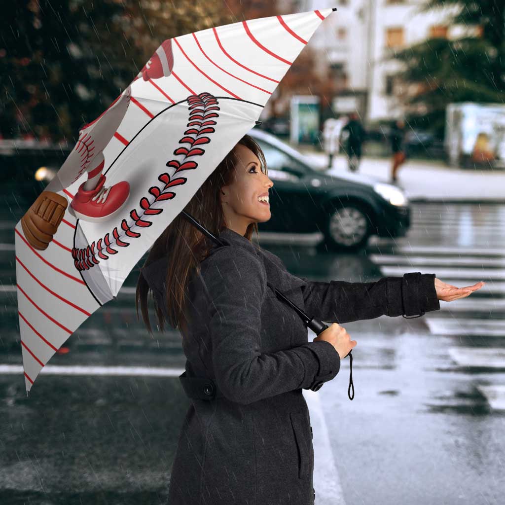 Japan Baseball Umbrella Japanese Flag Mascot Design