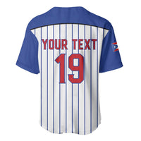 Puerto Rico Baseball Custom Baseball Jersey Puerto Rican Flag Mascot Design