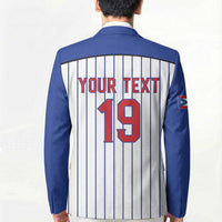 Puerto Rico Baseball Custom Blazer Puerto Rican Flag Mascot Design